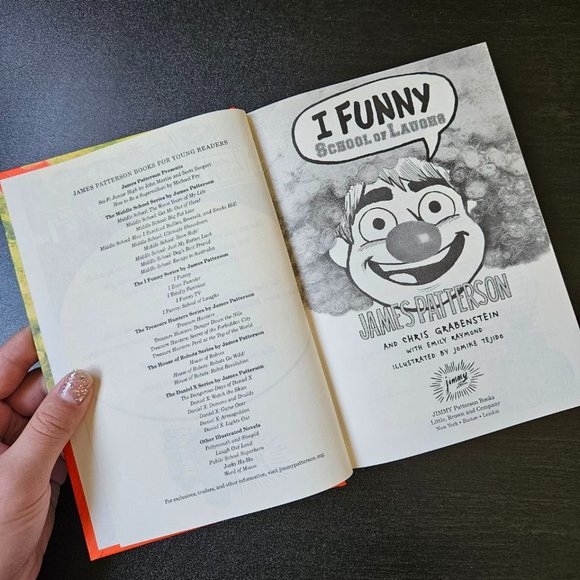 4/$20‎ I Funny: School of Laughs by James Patterson - Hardcover - Picture 2 of 5
